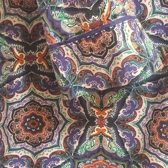 Victoria's Secret Mayfair Comfy Sleepshirt Boho Print Pink Purple Size Small/P - Picture 8 of 10